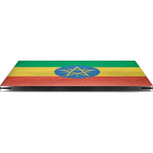 Ethiopia Flag Distressed Dell XPS Skin